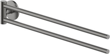 LENZ Handtuchhalter »SIVO«, Graphit, Montageart: Kleben oder Bohren - grau