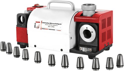 HOLZMANN-MASCHINEN Bohrerschärfgerät »BSG13PRO«, 180 W, rot, grauguss