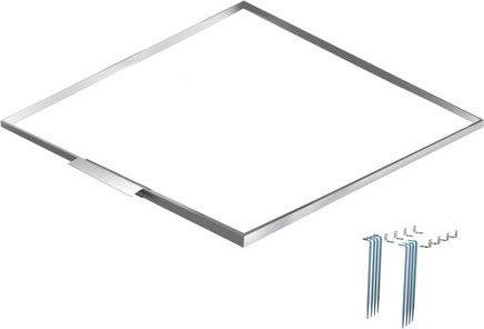 Thumbnail - Mr. GARDENER Bodenrahmen, BxHxL: 299 x 4 x 299 cm, für Systemhaus Gr.5 - grau