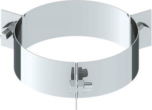 Tecnovis 3-Punkt-Abspannschelle »Zitec-Pro«, Ø180 mm - silberfarben