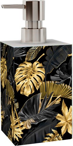 Sanilo Seifenspender »Golden Leaves«, 165 mm - 70 mm, Gold, Rechteckig - goldfarben