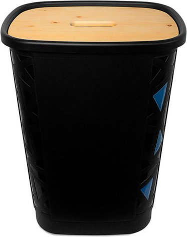 Thumbnail - Ondis24 Aufbewahrungsbehälter, BxL: 50 x 38 cm, Kunststoff/Holz