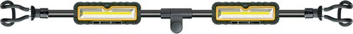 SCHWAIGER Arbeitsleuchte, klapbar mit 2x 5W COB LED, schwarz/gelb
