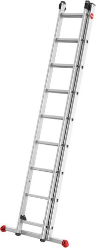 HAILO Alu-Schiebeleiter »S80 ProfiStep duo«, 2 Sprossen, Aluminium - silberfarben