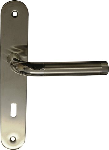 Thumbnail - ALPERTEC Langschild-Garnitur »Lea«, Edelstahl - silberfarben