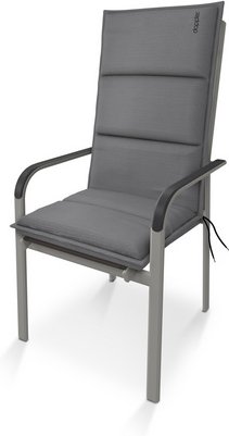 DOPPLER Auflage »City «, BxHxL: 48 x 6 x 119 cm, aus 100% Polyester, dunkelgrau