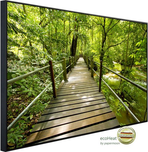 papermoon Infrarotheizung »EcoHeat - Bridge Walk«, Matt-Effekt - bunt