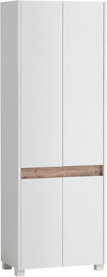 SCHILDMEYER Schuhschrank »Cosmo«, BxHxL: 33 x 164,5 x 56,9 cm, weiß, Holzwerkstoff melaminbeschichtet - weiss