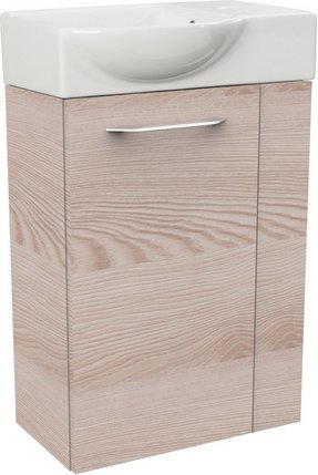 FACKELMANN Waschplatz-Set »SBC«, 45cm links Alaska Esche - braun