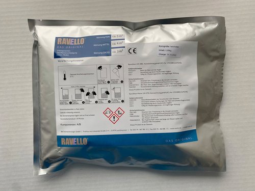 RAVELLO Auffrischung/Verfestigung, transparent, frostsicher, geeignet für Steinteppich, innen