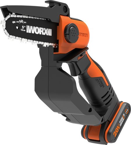 WORX Akku-Kettensäge WG324, Schnittlänge: 12 cm, inkl. Akku, 20 V - schwarz