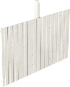 SKANHOLZ Rückwand, BxH: 341 x 180 cm, Holz, weiß