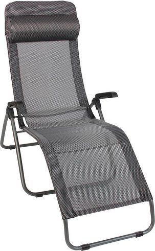 SUNGÖRL Bäderliege »Dreamliner«, Alu/Textil, Klappfunktion - grau