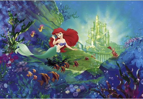 KOMAR Papiertapete »Ariel' s Castle«, Breite 368 cm - bunt