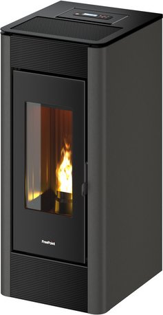 Thumbnail - FREEPOINT Pelletofen »Indaco 11«, 10,5 kW, Stahl, anthrazit - schwarz