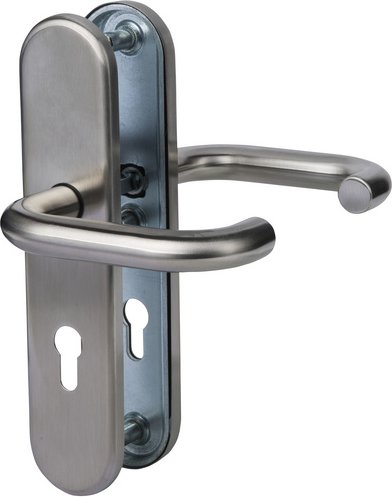 ALPERTEC Schutzbeschlag, Edelstahl - silberfarben