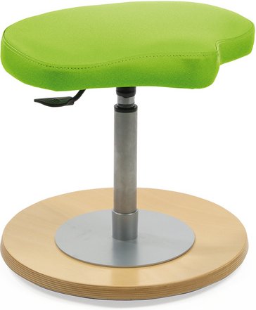 Mayer Sitzmöbel Hocker »1169«, Breite: 42 cm, höhenverstellbar, Polyester, grün - gruen