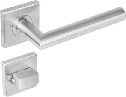 Intersteel Türdrücker, 53x53x8 mm WC8mm stift Recht 90 Grad