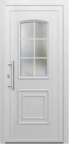 Thumbnail - KNOCK Kunststoff-Haustür »FLORA«, weiß - weiss