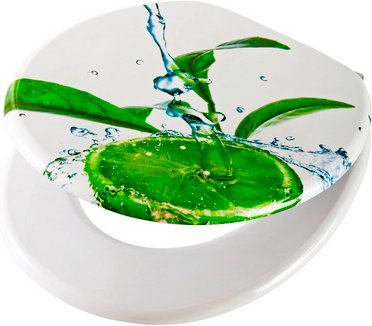 ADOB WC-Sitz, BxT: 37 x 45 cm, Limone - bunt