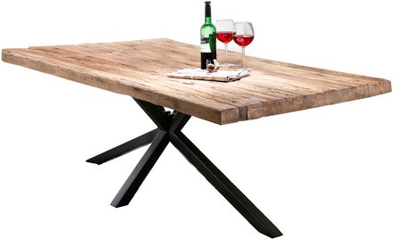 SIT Tisch »TABLES & CO«, HxT: 76 x 100 cm, Holz - braun | schwarz