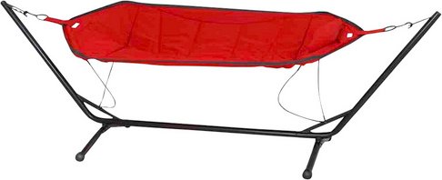 SIENA GARDEN Hängematte »Bahia«, Stahl, inkl. Auflage - rot
