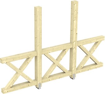 SKANHOLZ Seitenwand, BxH: 78,5 x 210 cm, Holz, natur