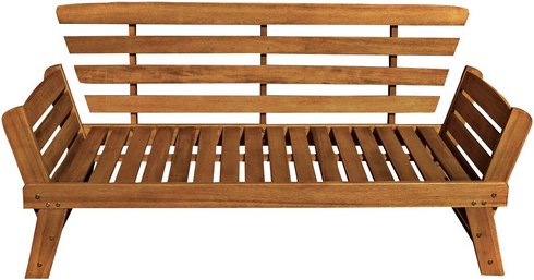 GARDEN PLEASURE Gartenbank »Fortuna«, Holz, BxHxT: 192 x 75 x 68 cm - braun