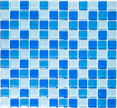 HuH Mosaik Mosaikfliese »Timeless«, BxL: 30,2 x 32,7 cm, Wandbelag/Bodenbelag - blau