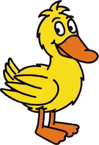 Die Maus Wandtattoo »Die Maus: gelbe Ente 1«, selbstklebend