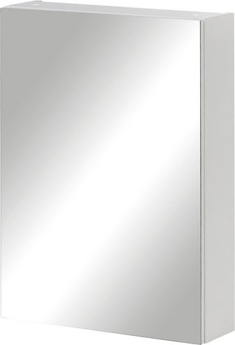 SCHILDMEYER Spiegelschrank »Cosmo«, BxHxT: 50 x 70,7 x 16 cm, 1-türig, weiß - weiss