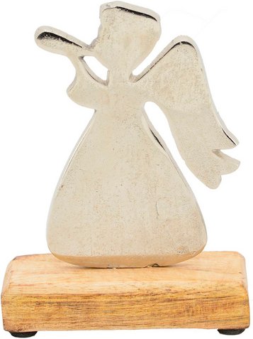 Flowerbox Dekofigur - silberfarben