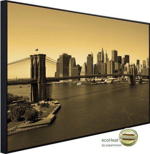 papermoon Infrarotheizung »EcoHeat - Brooklyn«, Matt-Effekt - bunt