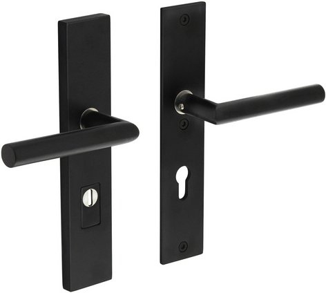 Intersteel Schutzbeschlag, Kernziehschutz PZ 72 mm eckig Drücker/Drücker