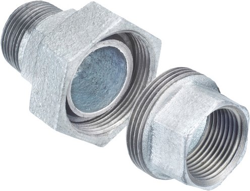 CORNAT Verschraubung »Nr. 341«, Temperguss, Innengewinde: 3/4" - silberfarben