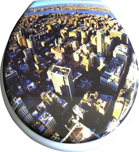 ADOB WC-Sitz »Down Town«, mit Absenkautomatik - bunt