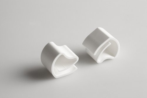 Lichtblick Klemm-Jalousie, BxH: 2 x 3 cm, ohne Bohren - weiss