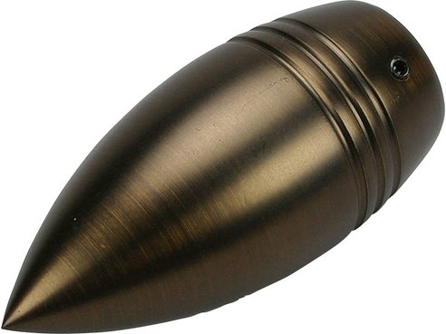 LIEDECO Endstück »Bullet«, bronzefarben, Metall - braun