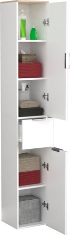 VCM Hochschrank »Donali«, BxHxT: 30 x 190 x 30 cm - braun