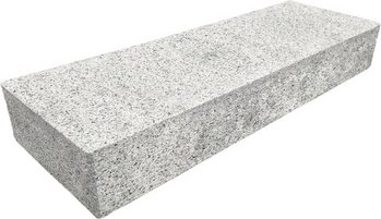 Thumbnail - Mr. GARDENER Einzeltrittstufe »LUANDA«, LxBxH: 100 x 35 x 15 cm - grau