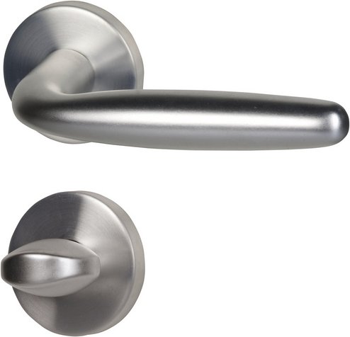 ALPERTEC Rosettengarnitur, Aluminium - silberfarben