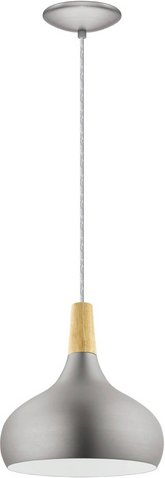 EGLO Hängeleuchte »SABINAR«, Stahl - silberfarben