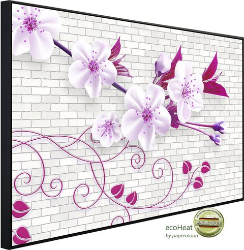 Thumbnail - papermoon Infrarotheizung »EcoHeat - Muster mit Blumen«, Matt-Effekt - bunt