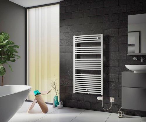 XIMAX Handtuchwärmer »Alpha-C«, Anschluss: elektrisch, Typ 3 - weiss