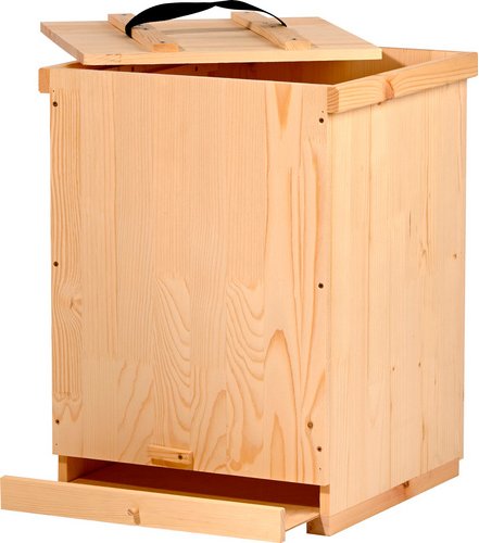 DOBAR Transporthilfe, für ca. 10 Holz-Rähmchen, Natur - bunt