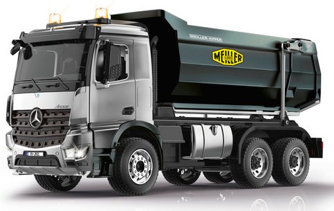 JAMARA Spielzeug-Muldenkipper, BxL: 16 x 45 cm, Ab 14 Jahren - grau