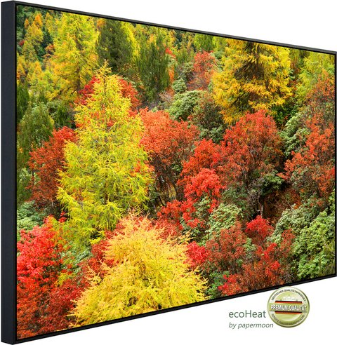 papermoon Infrarotheizung »EcoHeat - Herbst Wald«, Matt-Effekt - bunt