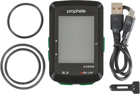 PROPHETE Fahrradcomputer, Navi , 13 Funktionen - schwarz