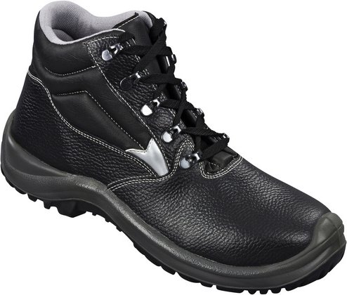 BULLSTAR Sicherheitsstiefel, schwarz, Büffelleder - Größe 45