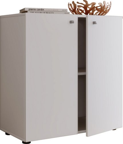 VCM Kommode »Vandol V1«, BxHxL: 39 x 74 x 70 cm, Holzwerkstoff - weiss